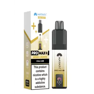 Hayati Pro Max Plus 6K Prefilled Pods - 20mg | Cola Lime